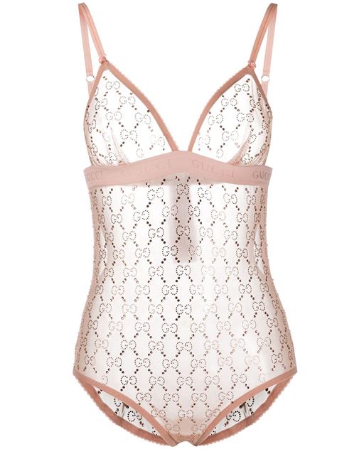 gucci crystal mesh bodysuit|gucci lingerie for women.